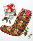 Golden Pawsatronic Tapestry Christmas Stockings