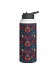 Rustic Rottie Charm Stainless Steel Water Bottle