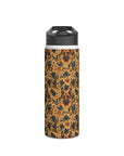 Autumnal German Shepherd Glamour Stainless Steel Water Bottle