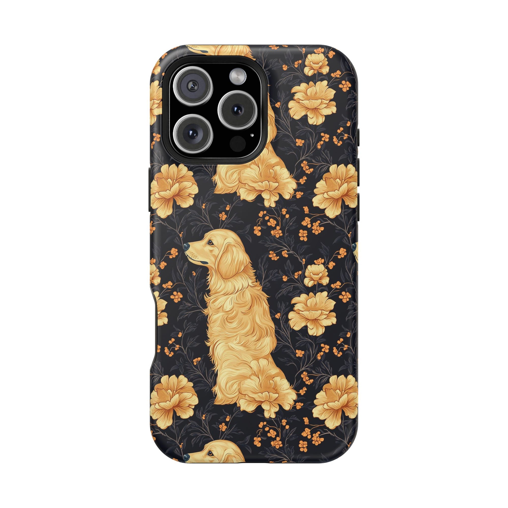 Golden Paws Floral Frenchie Magnetic Tough Cases