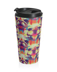 Glitchy Bulldog Blitz Stainless Steel Travel Mug