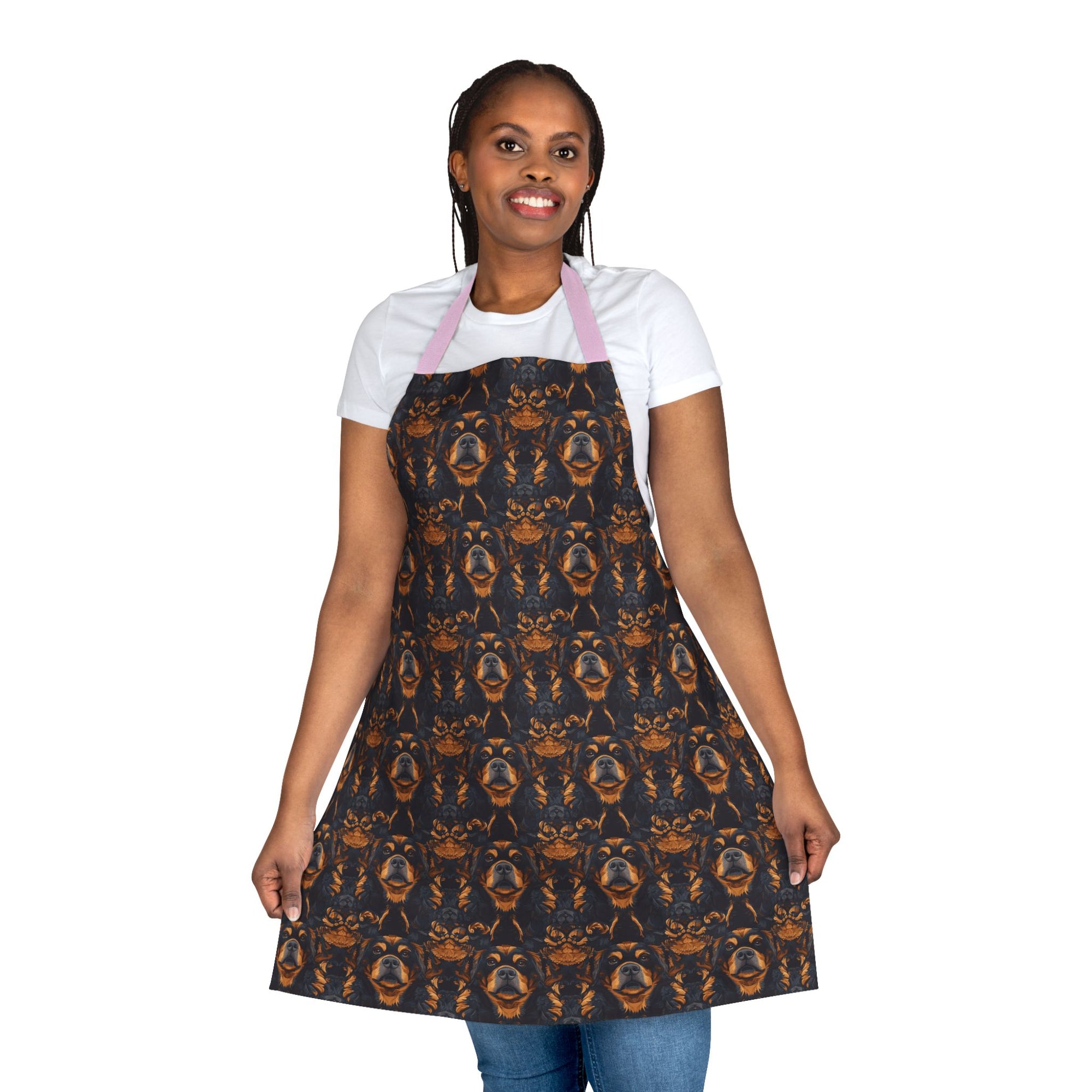 Modern Rottweiler Royalty Apron