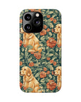 Blooming Goldie Glam Slim Phone Cases