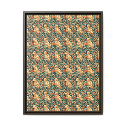 Blooming Goldie Glam Matte Canvas, Framed