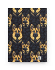 Majestic Hound Couture: German Shepherd LuxeBlend Hardcover Journal Matte