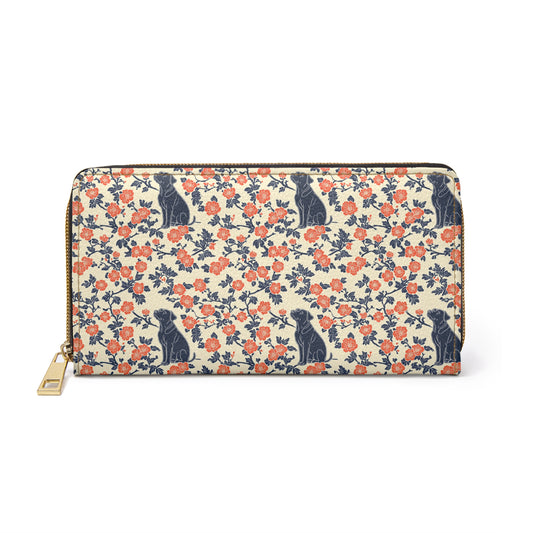 Bloomiful Lab Bouquet Zipper Wallet