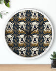 Wildwood Wanderlust Bulldog Wall Clock