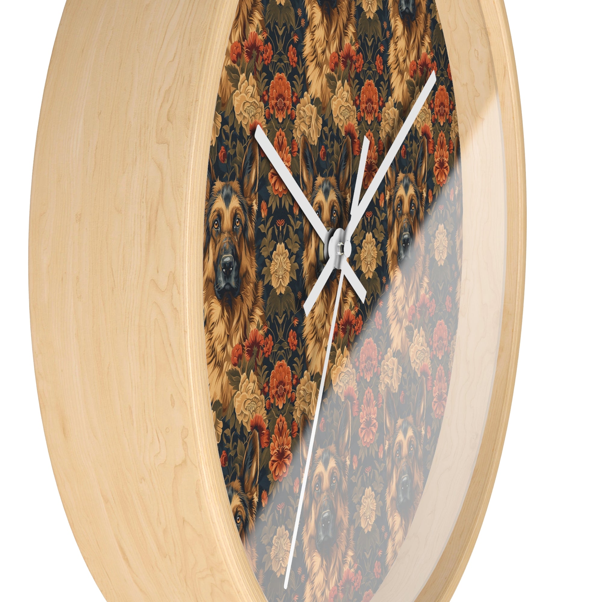 WhimsiWooly Shepherd Spritz Wall Clock