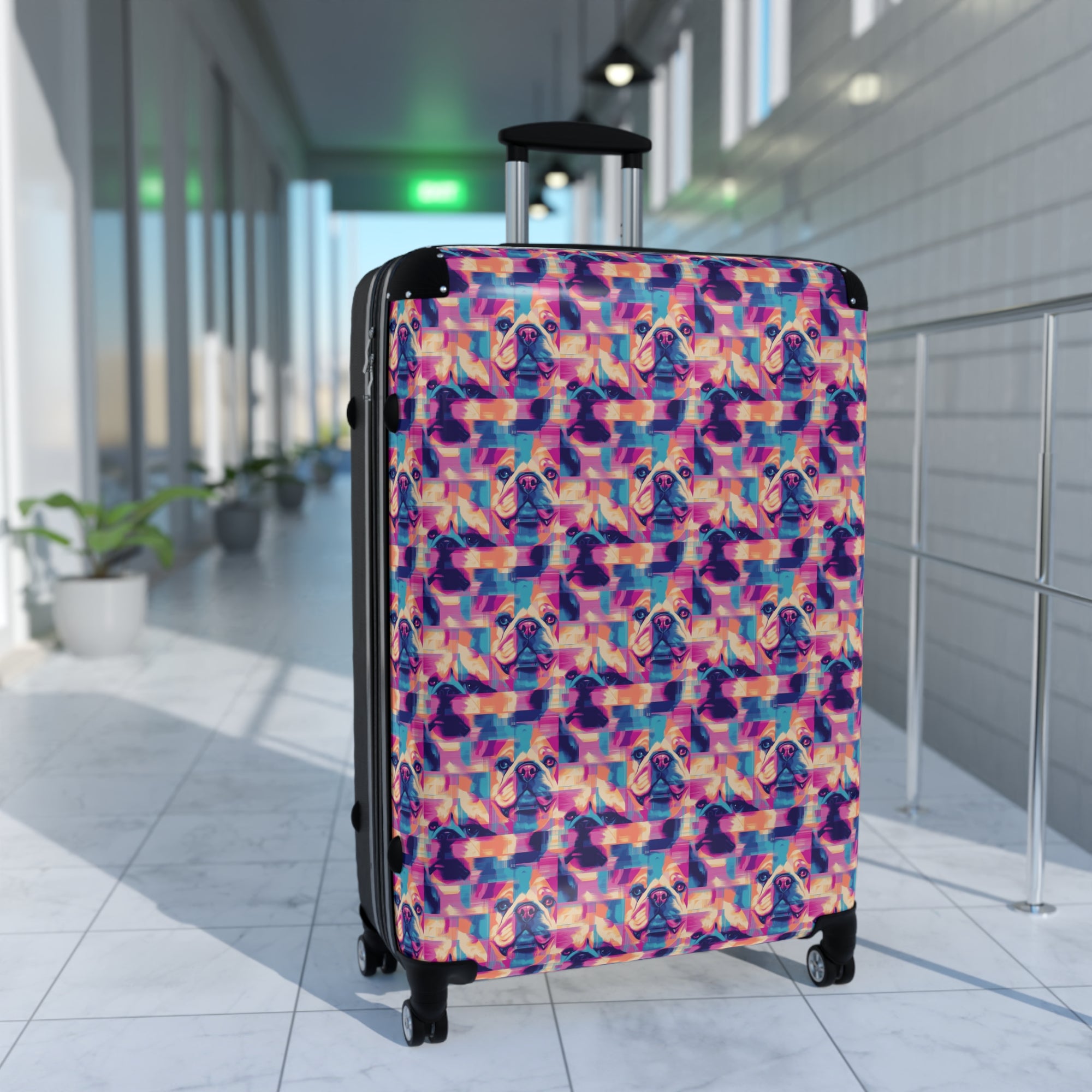 Dazzling Bulldog Chic Suitcase