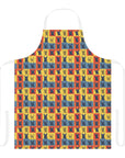 Frenchie Pop Art Pawfection Grid Apron