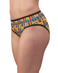 Frenchie Pop Art Pawfection Grid Women's Briefs