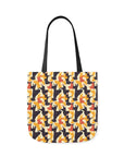 Modern Charm Labrador Chic Canvas Tote Bag