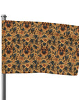 Autumnal German Shepherd Glamour Flag