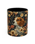 Beagle Blossoms Accent Coffee Mug