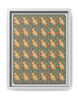 Blooming Goldie Glam Matte Canvas, Framed