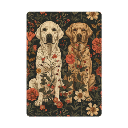 Blossoming Labradors Bouquet Postcards