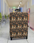 Beagle Blossom Bonanza Luggage Cover