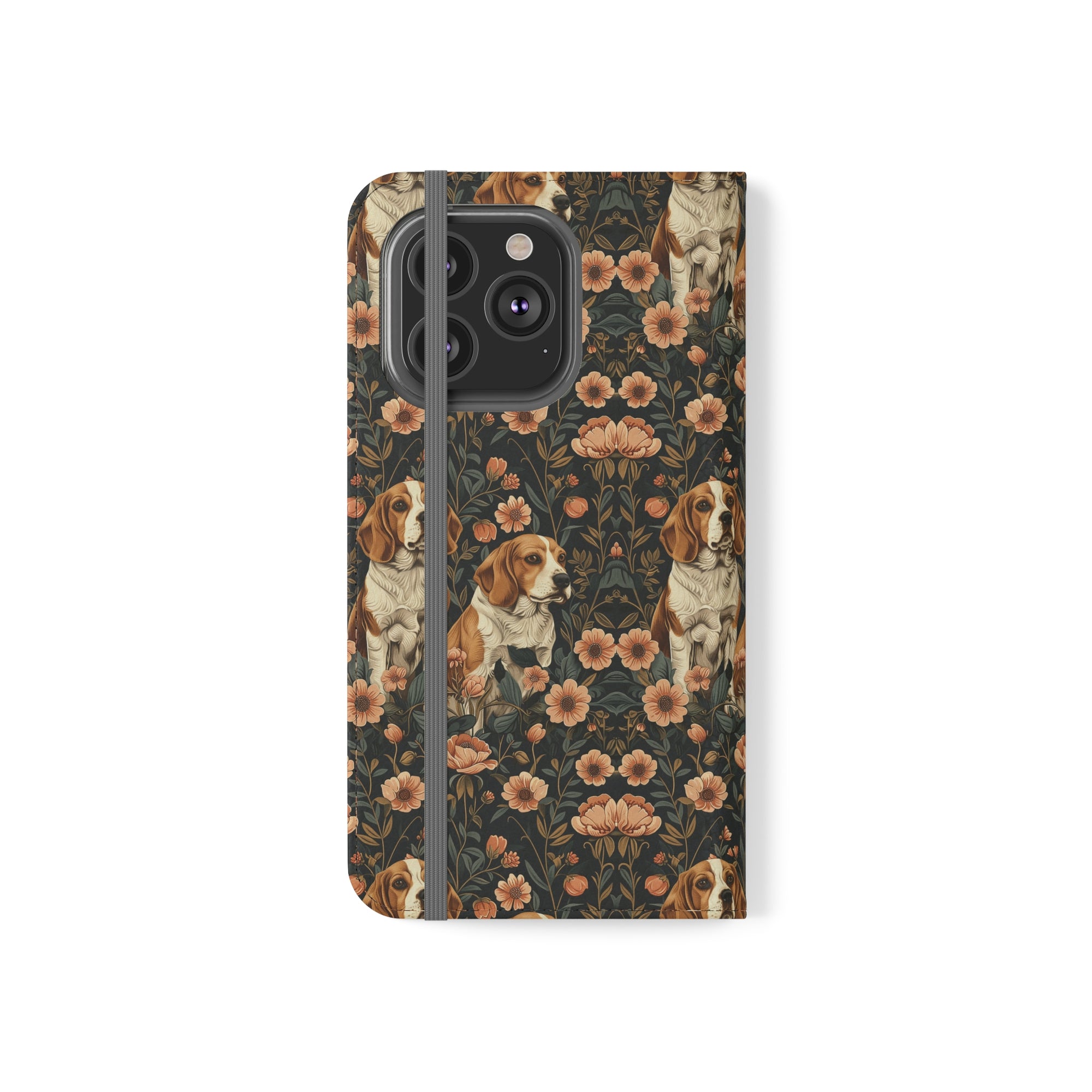 Beagle Blossom Bonanza Flip Cases