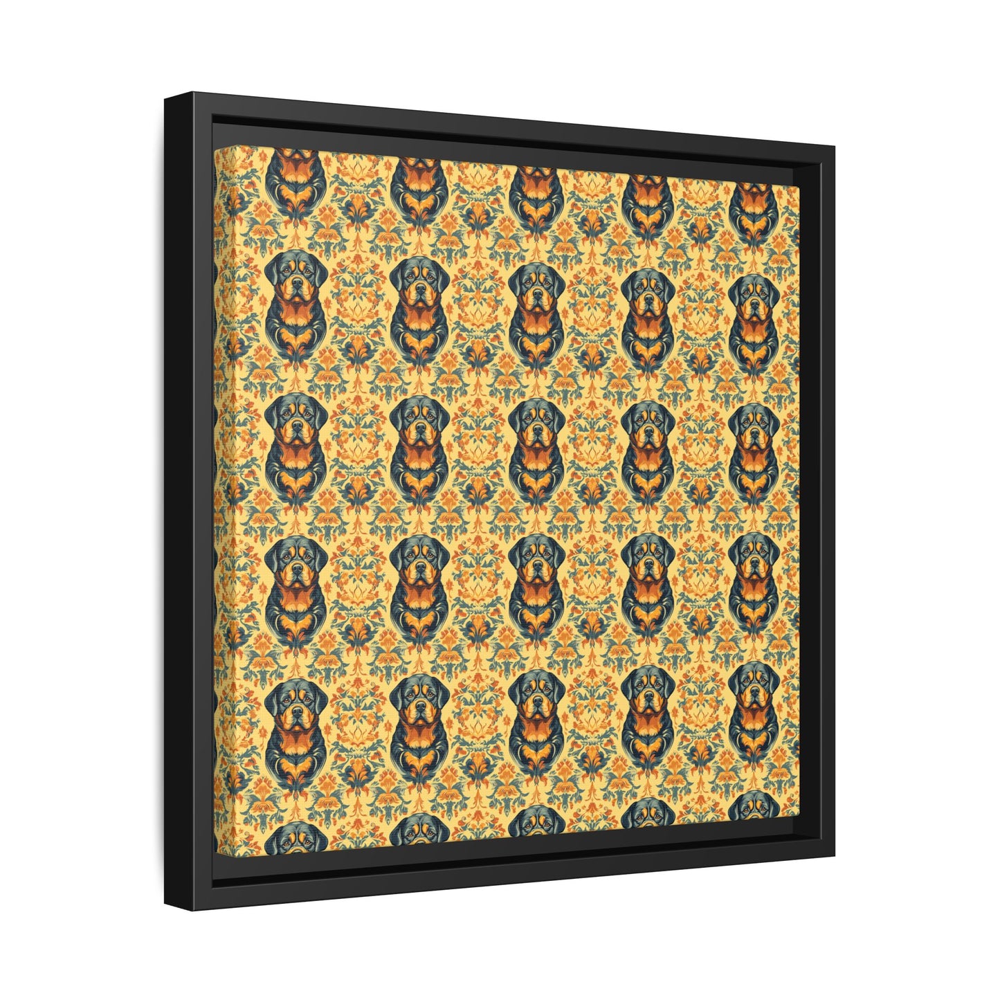 Royal Rottie Regalia Matte Canvas, Framed