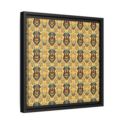 Royal Rottie Regalia Matte Canvas, Framed