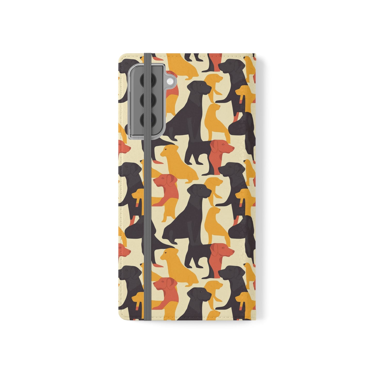 Modern Charm Labrador Chic Flip Cases