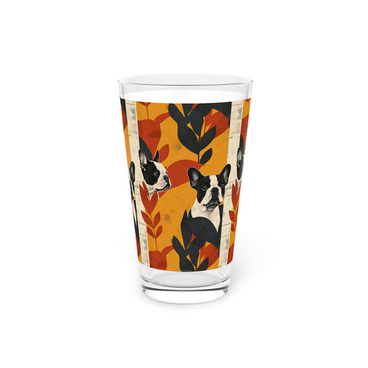 Chic Frenchie Charm Pint Glass