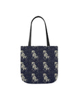 Celestial Boxer Bliss Canvas Tote Bag