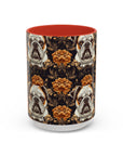 Bloomingly Bulldogistic Bouquet Accent Coffee Mug