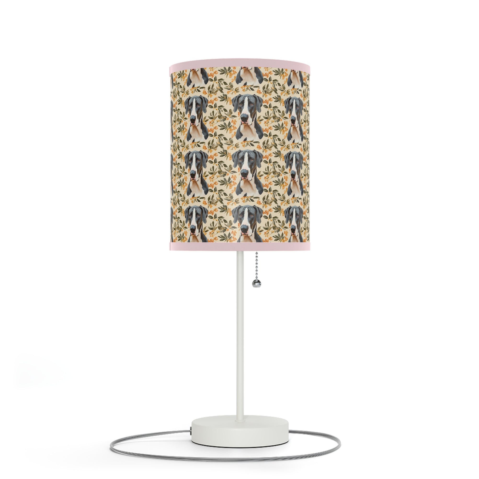 Majestic Great Dane Meadow Lamp on a Stand