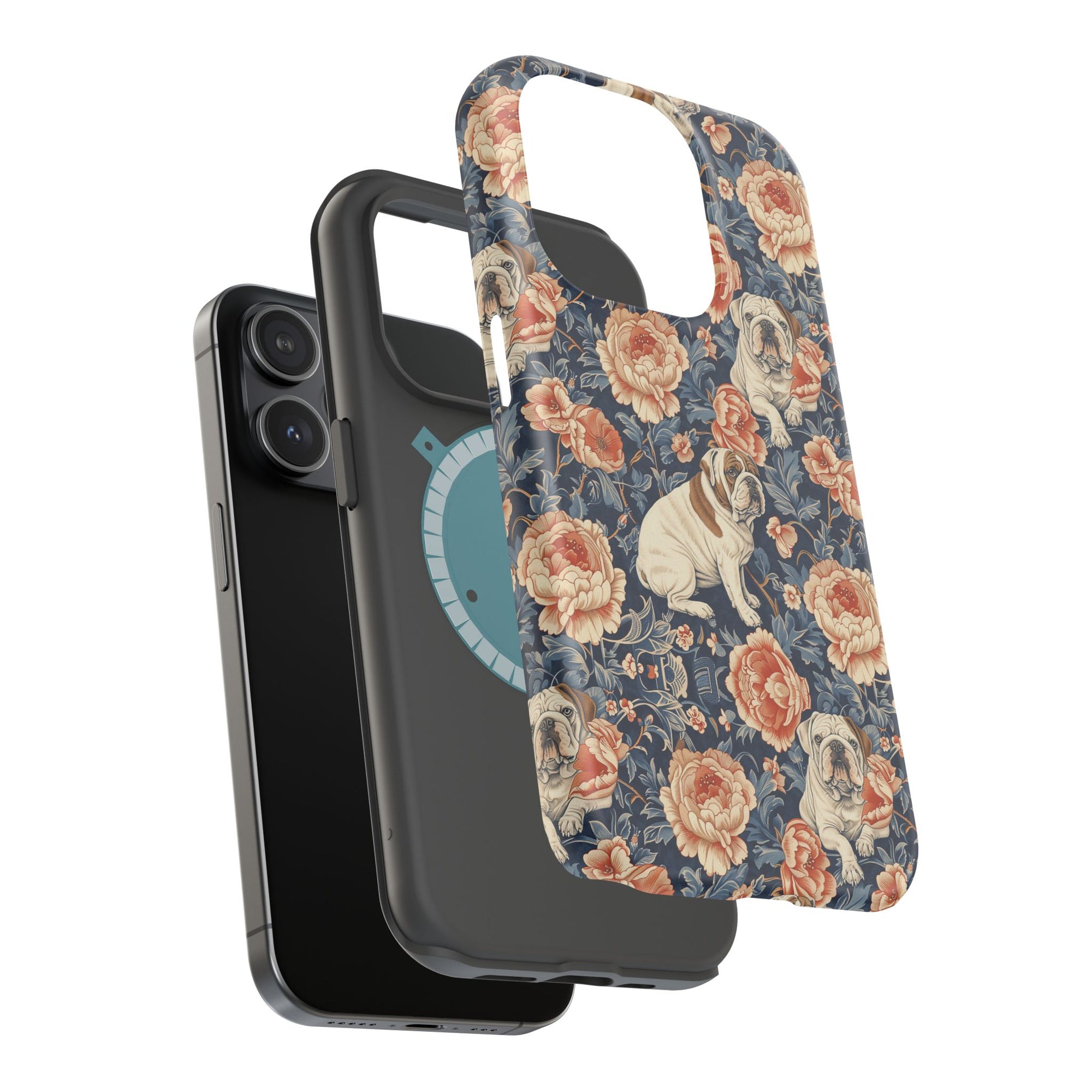 Blooming Bulldog Beauty Magnetic Tough Cases