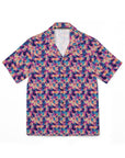 Dazzling Bulldog Chic Men's Hawaiian Camp Shirt