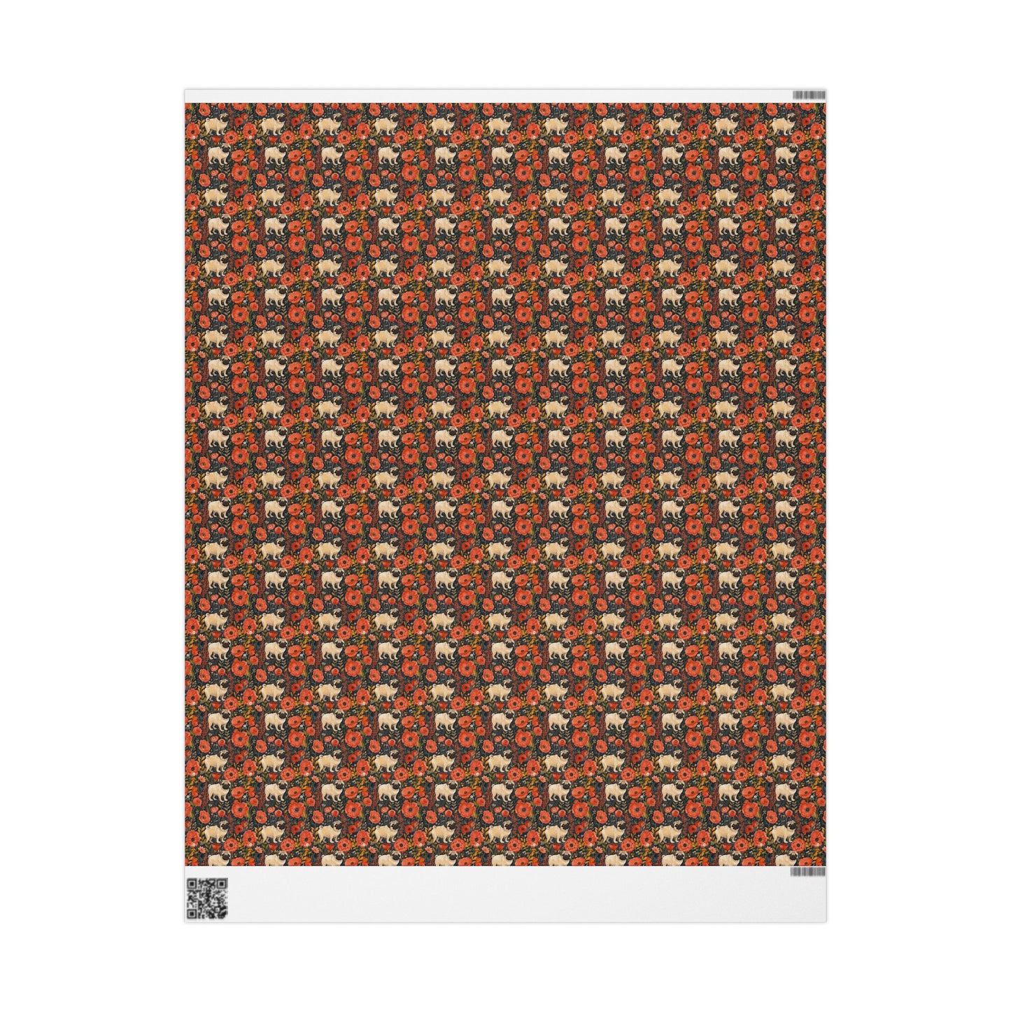 Pug Paradise Playpen Wrapping Paper