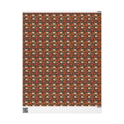 Pug Paradise Playpen Wrapping Paper