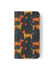 Dapper Dachshund Noir Glow Flip Cases