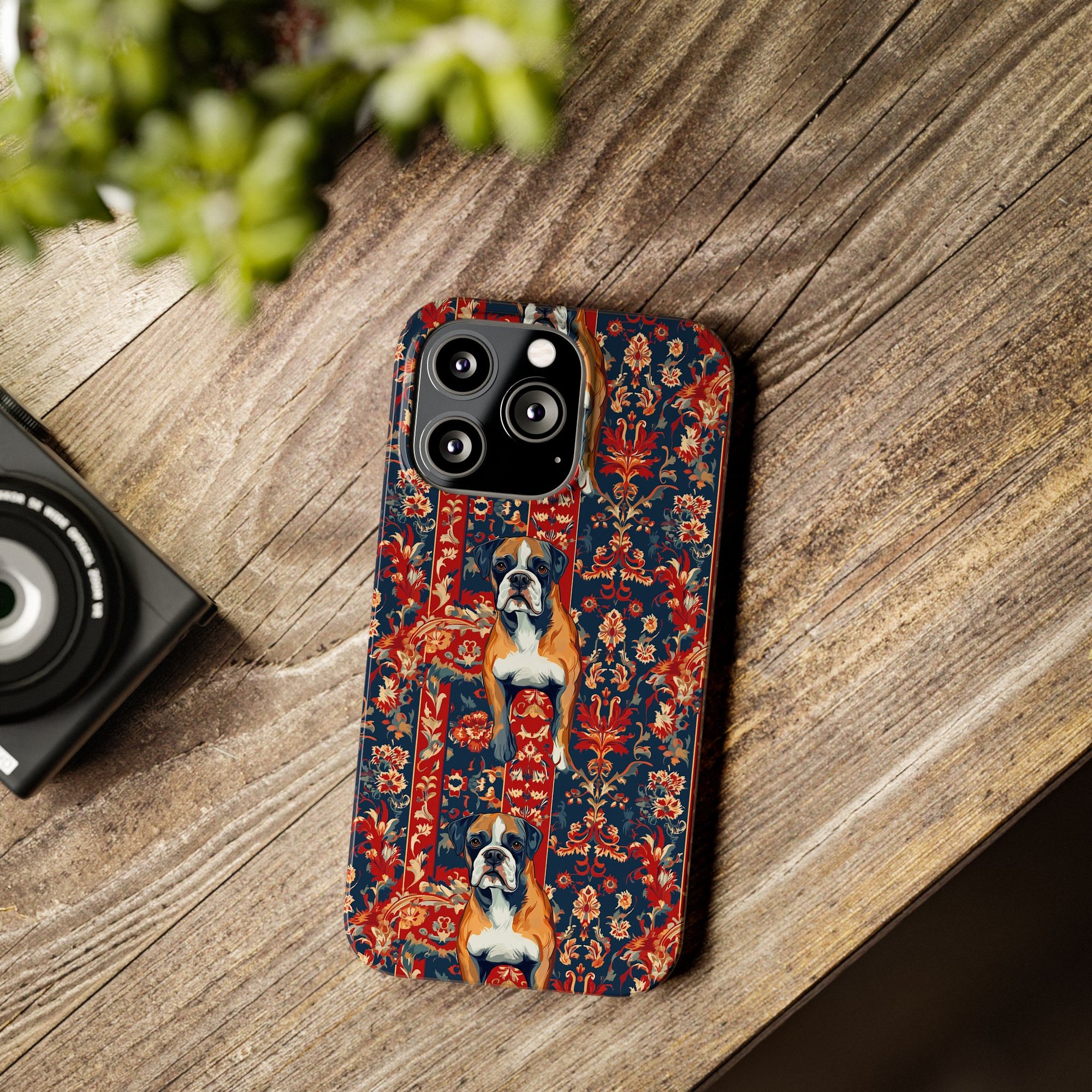 Boxer Blossom Tapestry Delight Slim Phone Cases