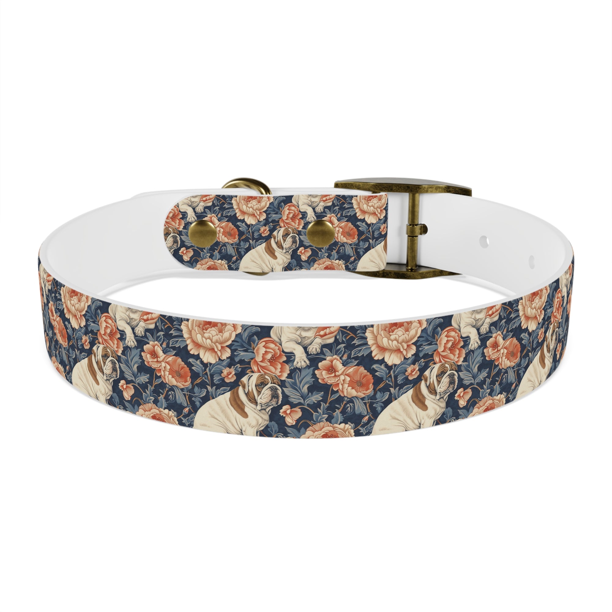 Blooming Bulldog Beauty Dog Collar