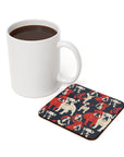 Bulldoggy Bliss Chomper Cork Back Coaster