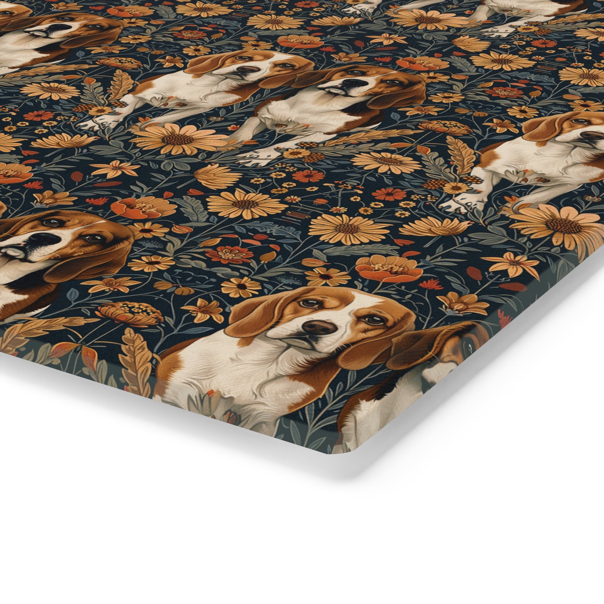 Beagle Buddies Meadow Magic Cutting Board