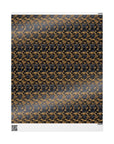 Regal Frenchie Noir Elegance Wrapping Paper