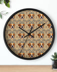 Bowtie Boxer Bliss Wall Clock