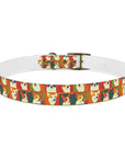 Corgi Chic Popart Pup Dog Collar