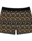 Regal Frenchie Noir Elegance Men's Boxer Briefs