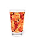 Golden Glamour Paws Pint Glass