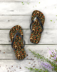 Labrador Lush Pooch Tapestry Flip Flops