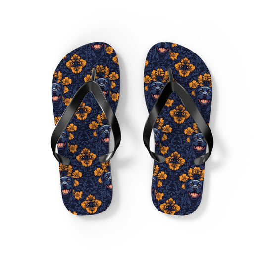 Royal Rottweiler Regalia Flip Flops