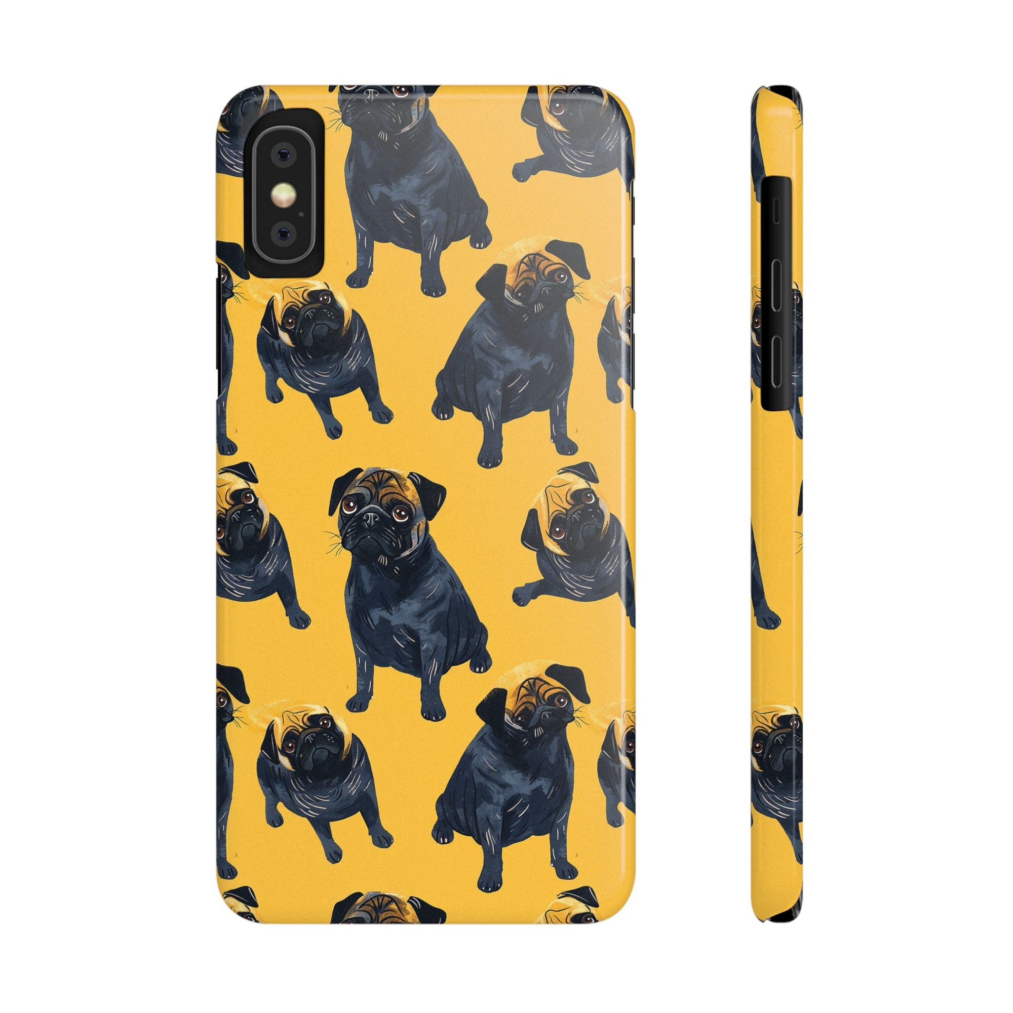 Puglet Posh Paradise Slim Phone Cases