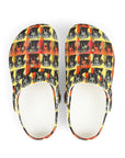 Whimsical Warhol Labrador Kid's Foam Clogs