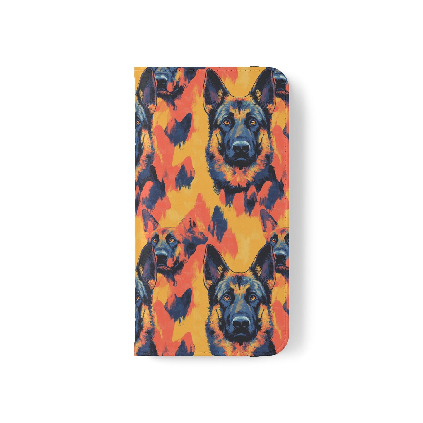 Impressionistic German Shepherds Flip Cases