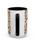 Blossoming Dachshunds Delight Accent Coffee Mug