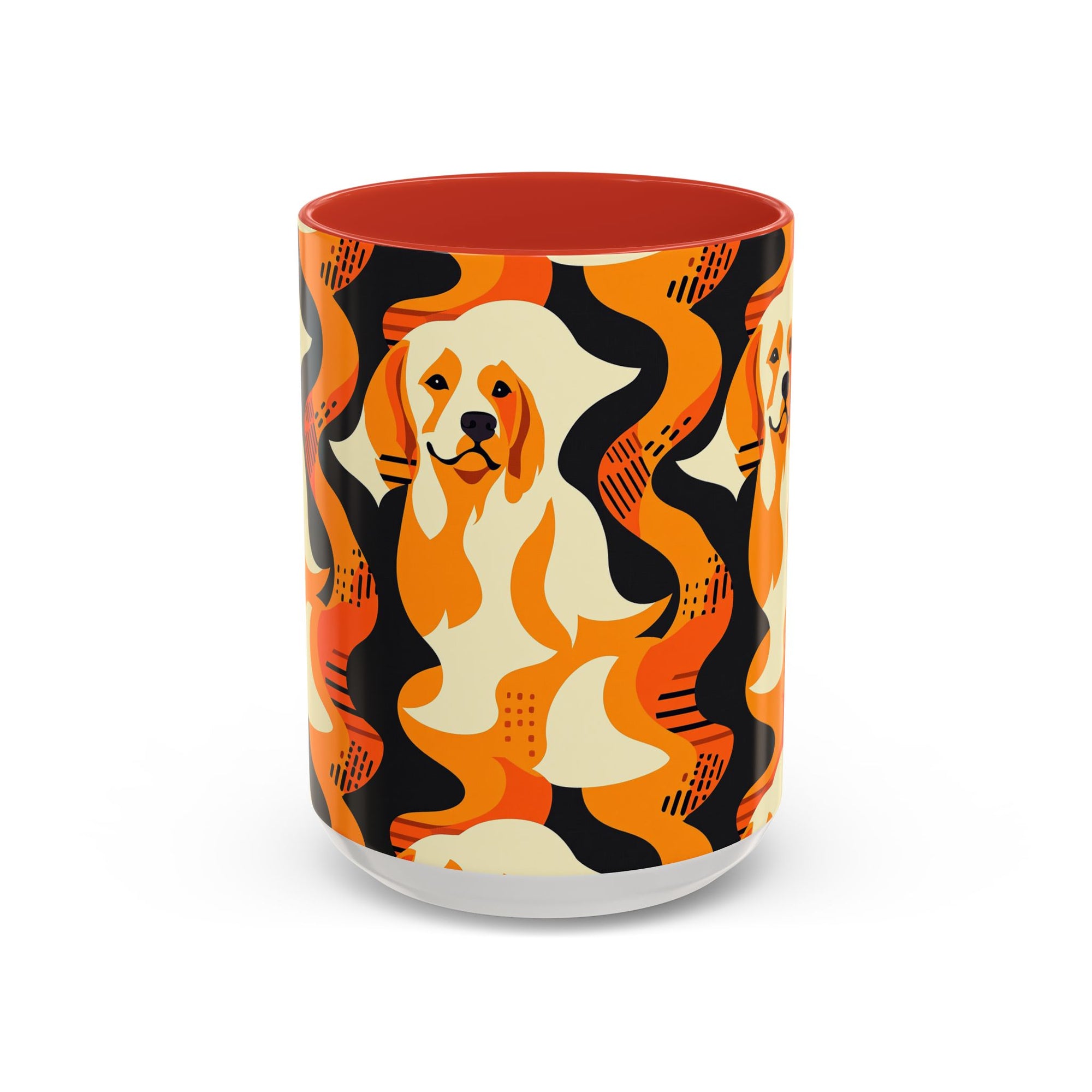 Golden Woof Abstract Glamour Accent Coffee Mug